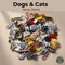 Pet-Themed Decorative Buttons and Embellishments for Sewing & Crafts, Mixed Designs with Dogs. Paw Prints, Dog Bones, Fish, and Cat Motifs, 100+ Pieces